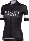 All-City Classic 4.0 Women's Jersey - Black White Large
