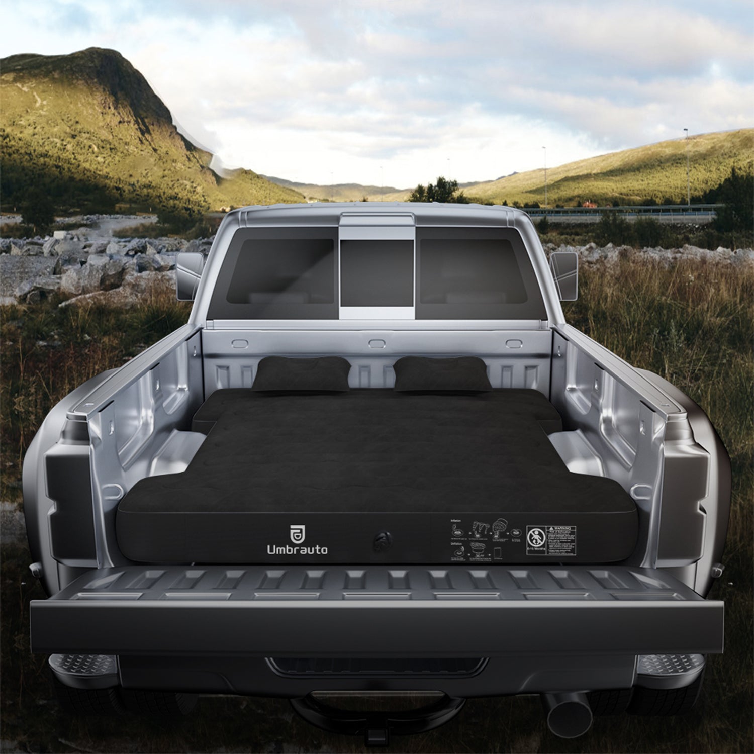 Umbrauto 6-6.5FT Mid Size Truck Bed Air Mattress 1.0,Multiple Colors