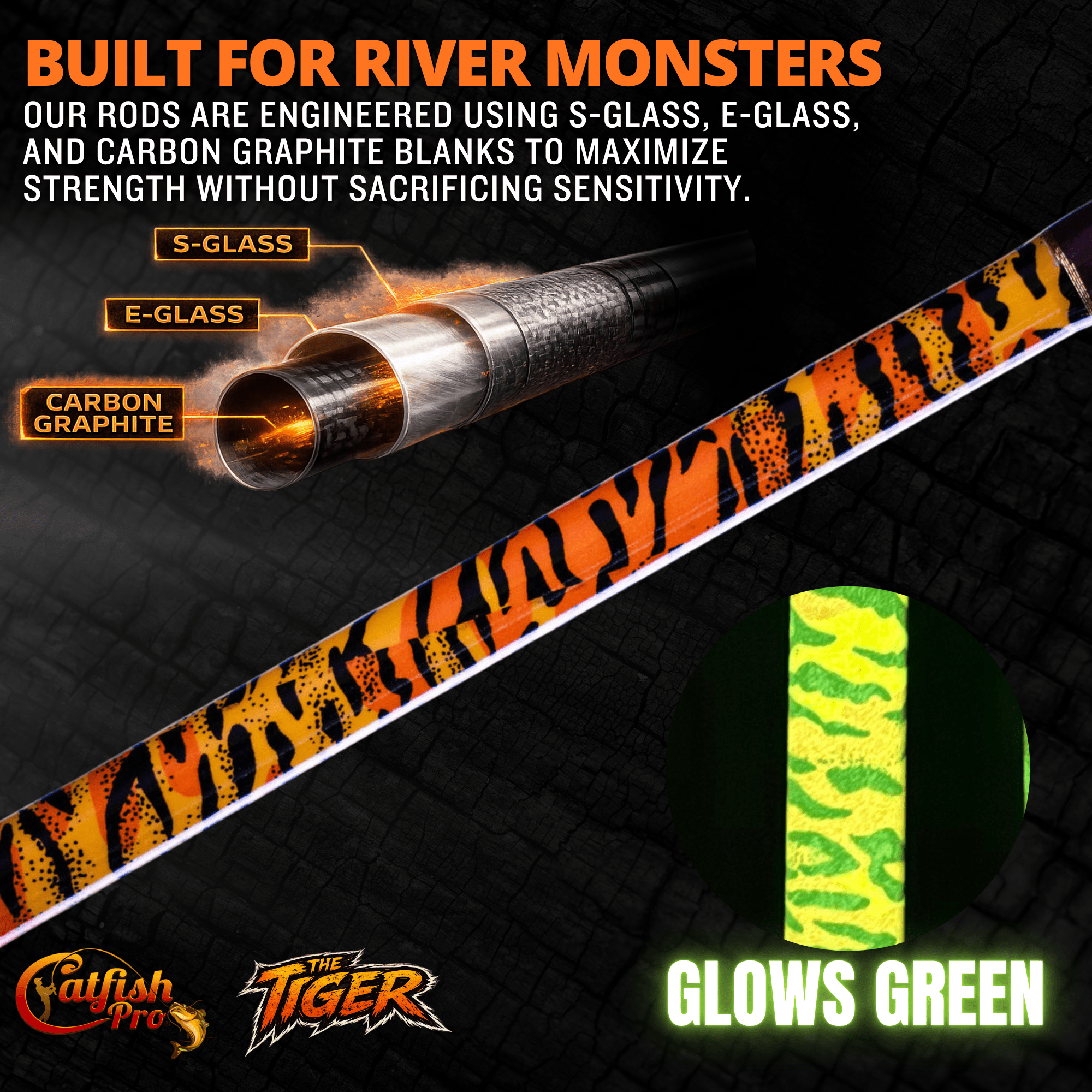 1 of 220 The Tiger Spinning Rod - Limited Edition Rod