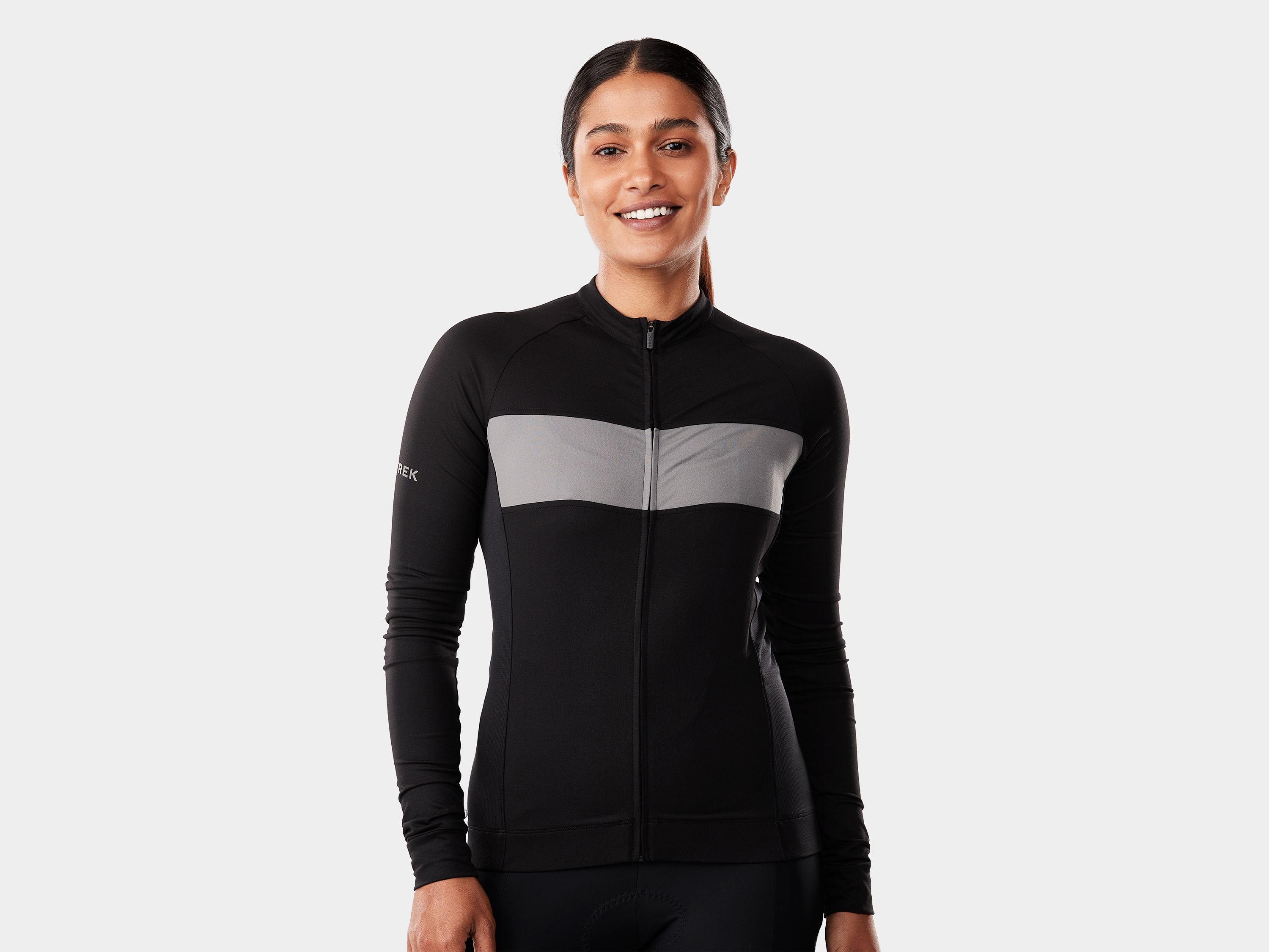 Trek Circuit LTD LS Women X-Small Black/Charcoal Jersey