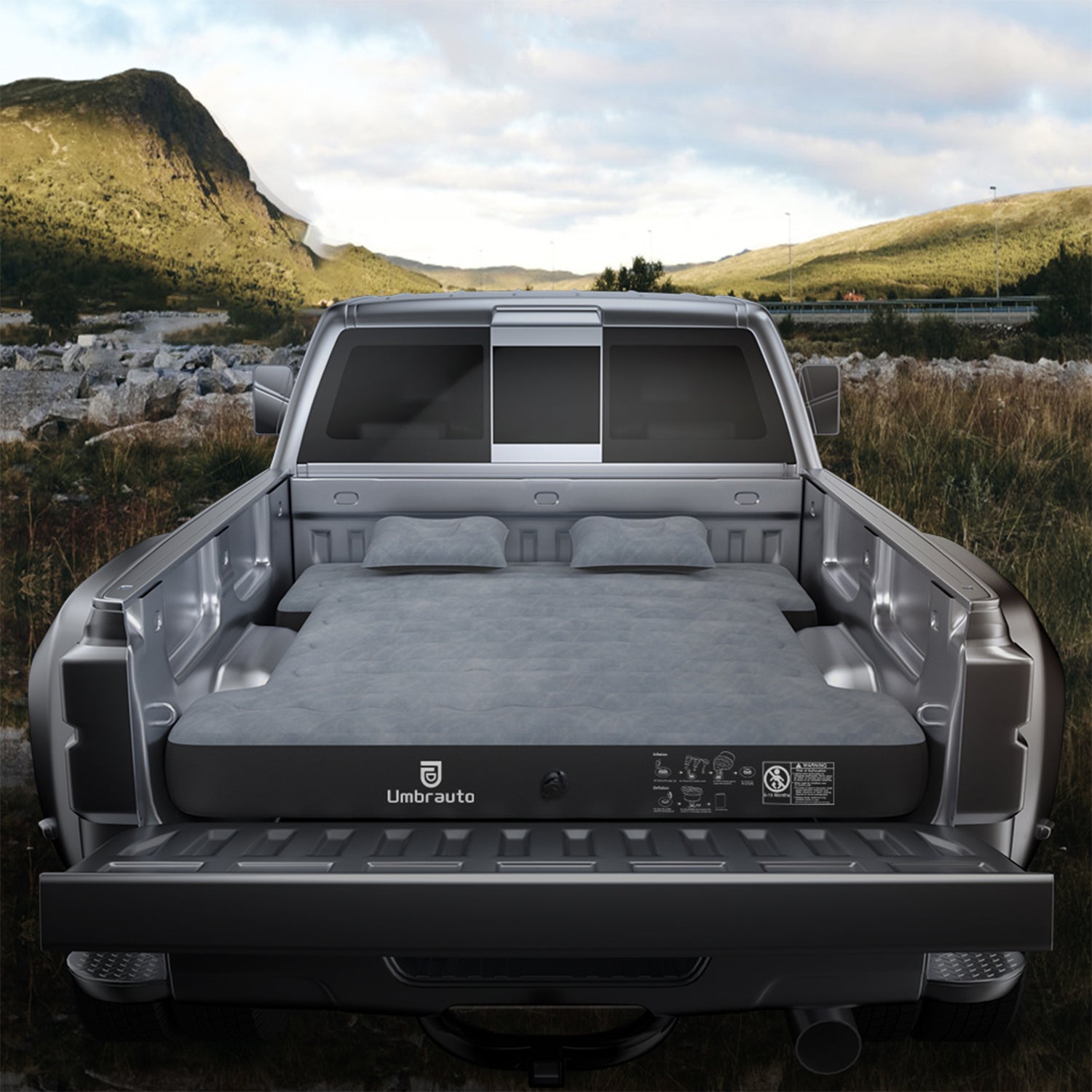 Umbrauto 6-6.5FT Mid Size Truck Bed Air Mattress 1.0,Multiple Colors