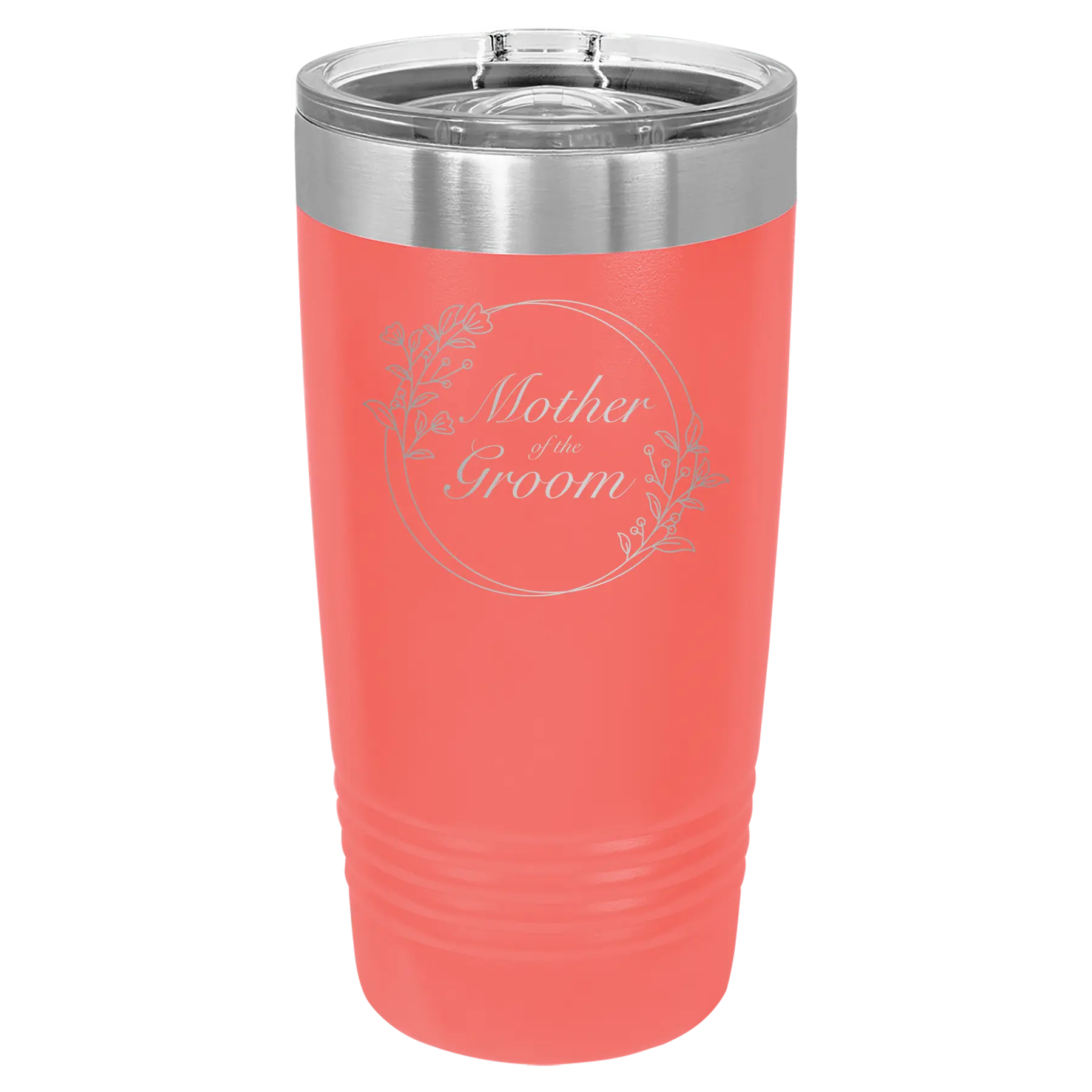 Mother of the Groom 20 oz Tumbler | Coral