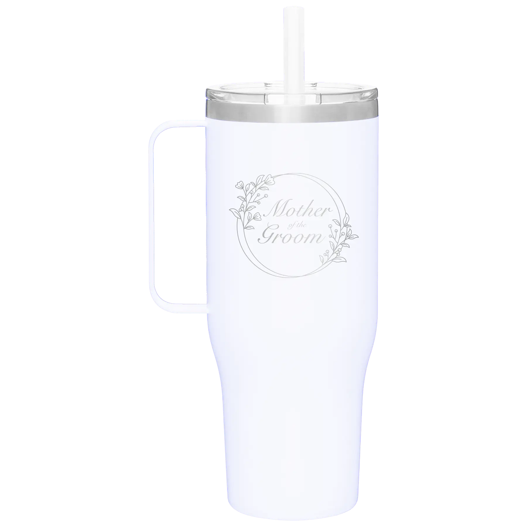 Mother of the Groom 40 oz Tumbler Mug | White