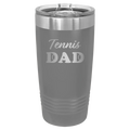 Tennis Dad2 20 oz Tumbler | Dark Gray