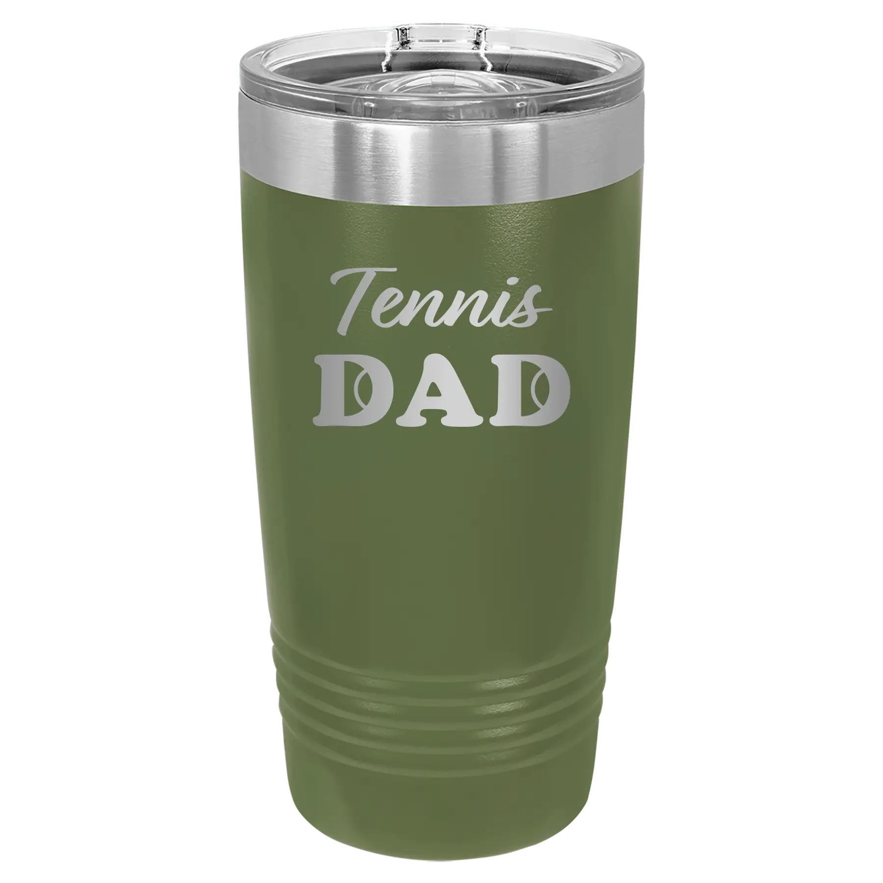 Tennis Dad2 20 oz Tumbler | Olive Green