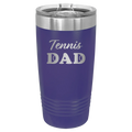 Tennis Dad2 20 oz Tumbler | Purple
