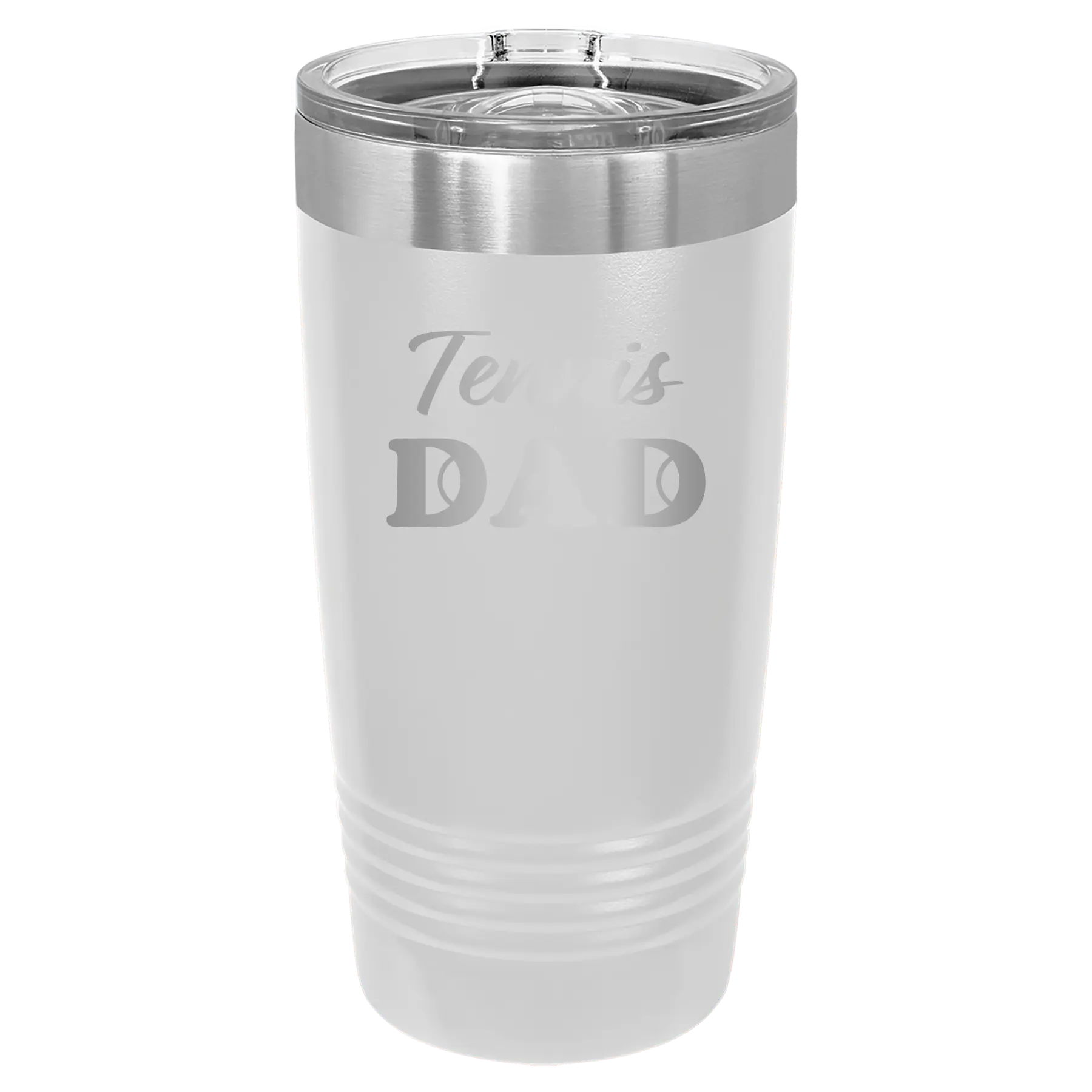 Tennis Dad2 20 oz Tumbler | White