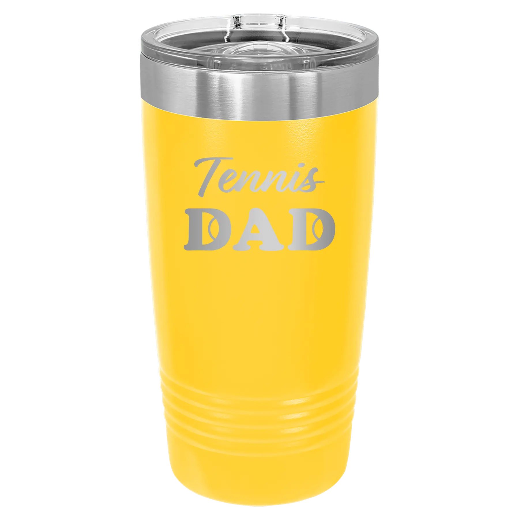 Tennis Dad2 20 oz Tumbler | Yellow