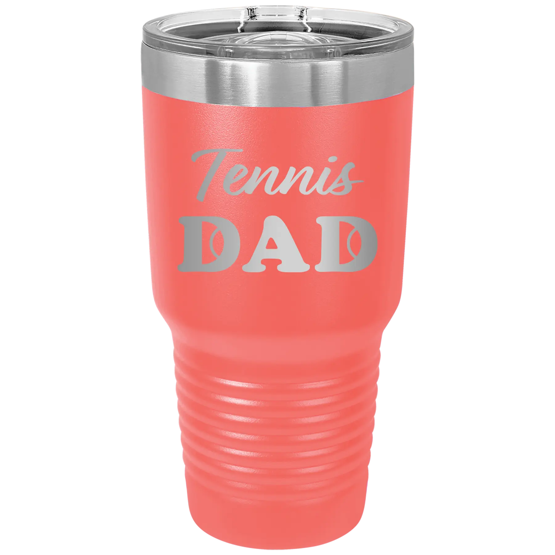 Tennis Dad2 30 oz Tumbler | Coral