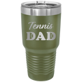 Tennis Dad2 30 oz Tumbler | Olive Green