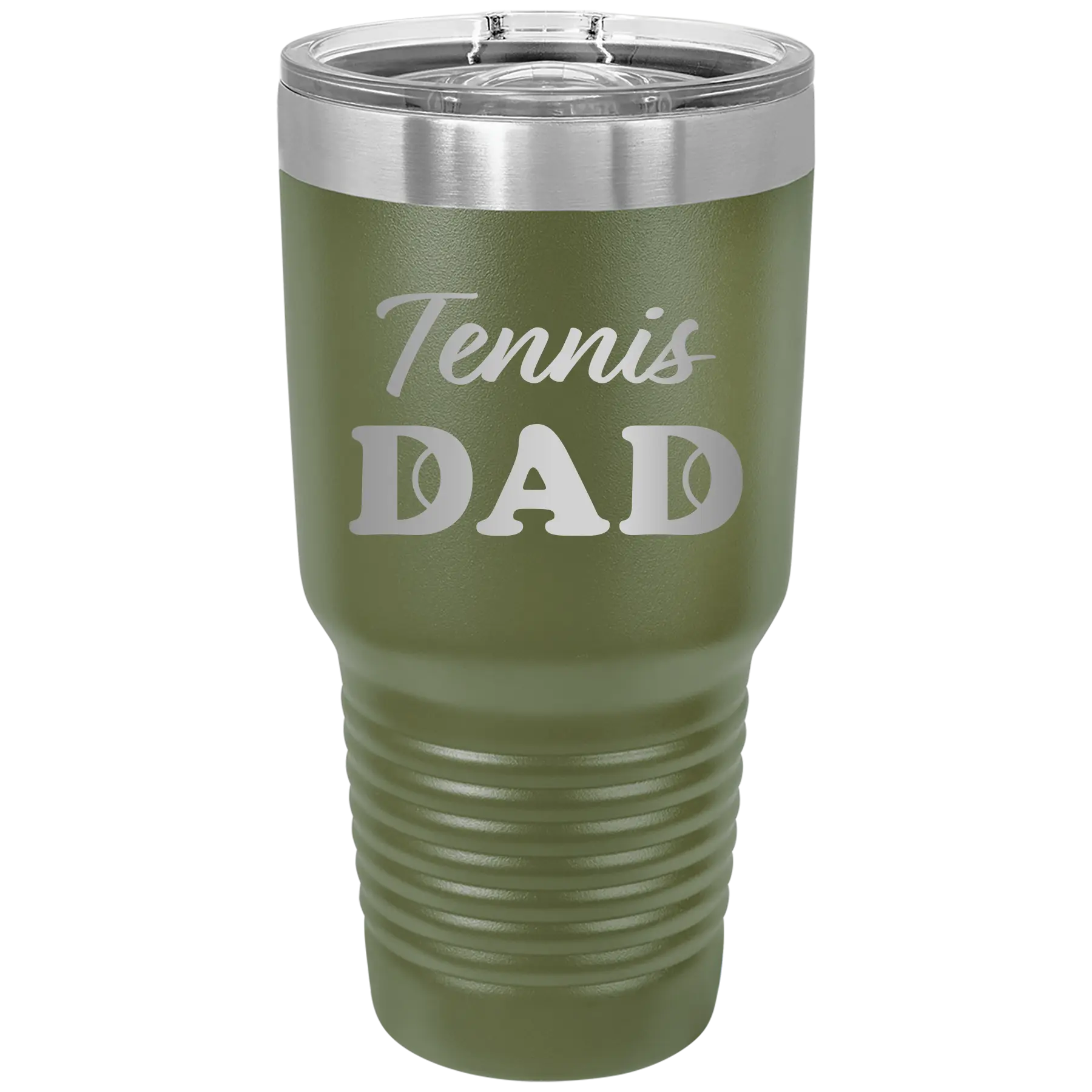 Tennis Dad2 30 oz Tumbler | Olive Green