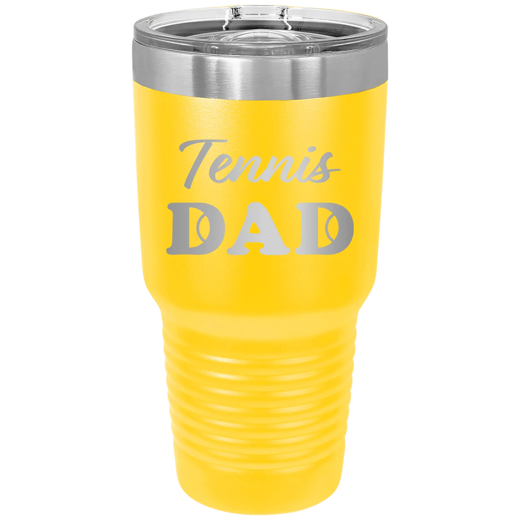 Tennis Dad2 30 oz Tumbler | Yellow
