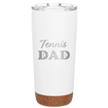 Tennis Dad2 20 oz Tumbler | White
