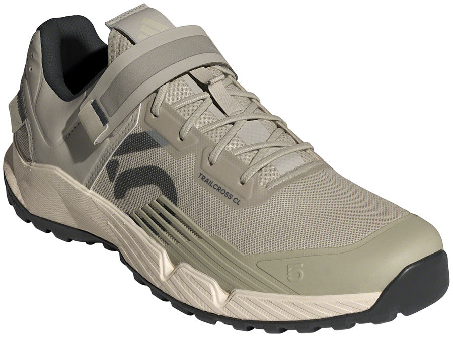 Five Ten Trailcross Mountain Clipless Shoes - Men's Putty Gray/Carbon/Wonder White 8