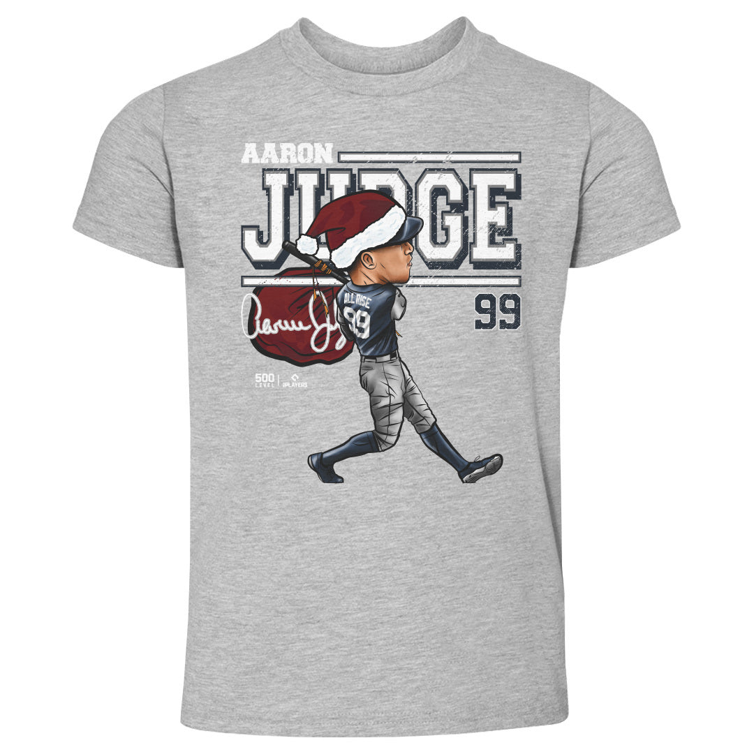 Aaron Judge New York Y Cartoon Santa Hat WHT