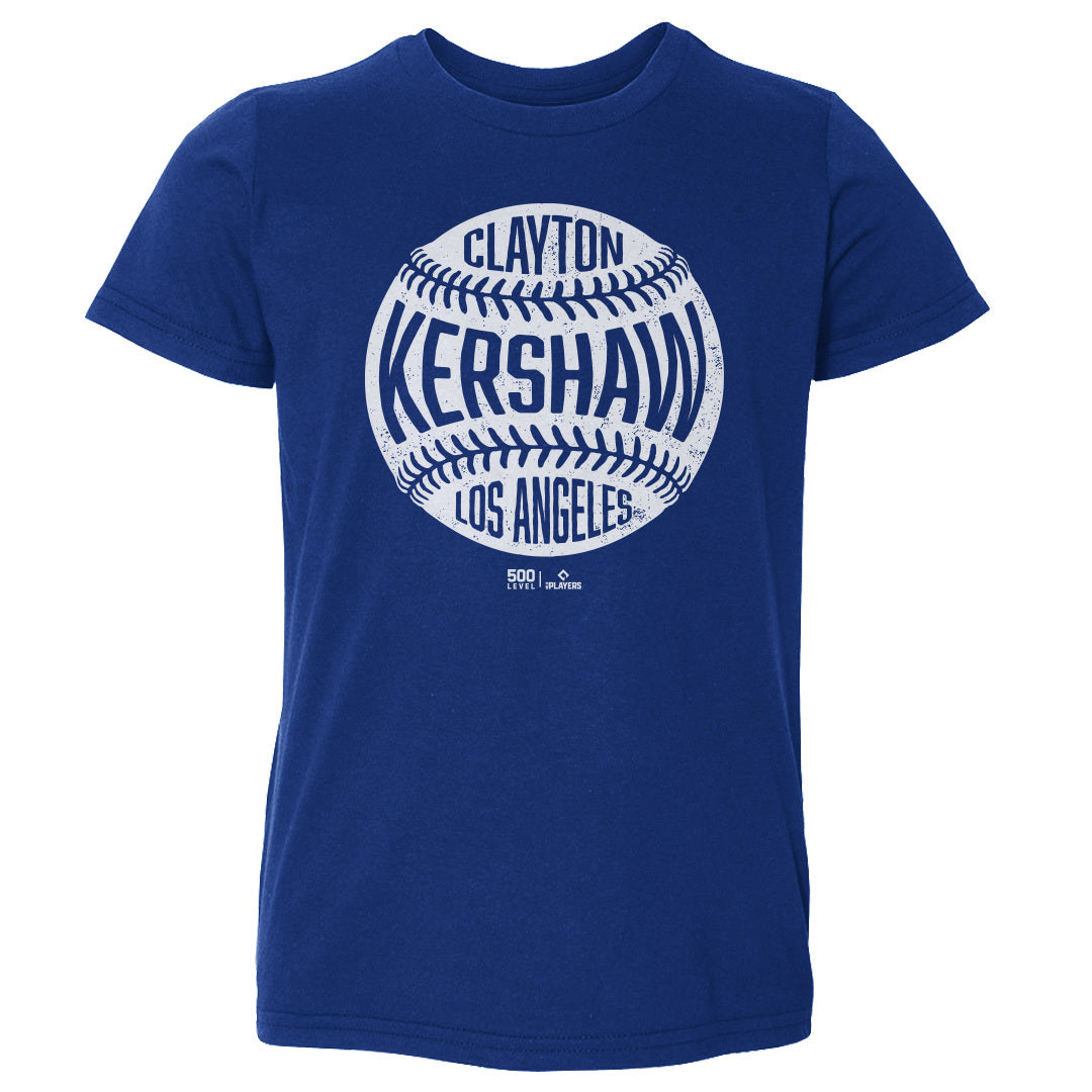 Clayton Kershaw Los Angeles D Vintage Baseball WHT