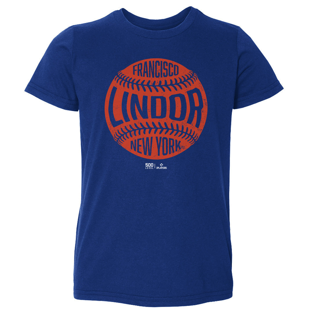 Francisco Lindor New York M Vintage Baseball WHT