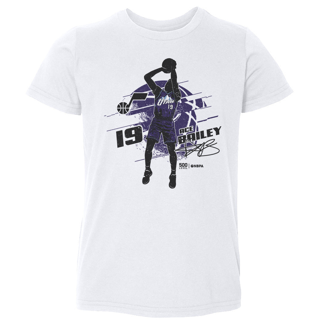 Ace Bailey Utah Jazz Silhouette
