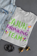 Cajun Drinking Team Mardi Gras Graphic Tee