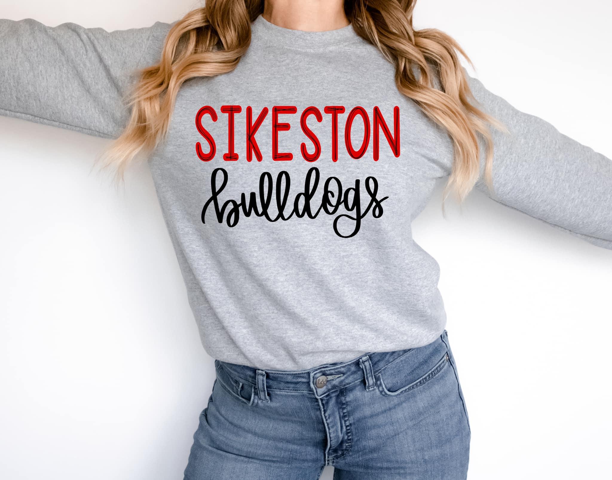 Sikeston Bulldogs Scribble Doodle Graphic Tee