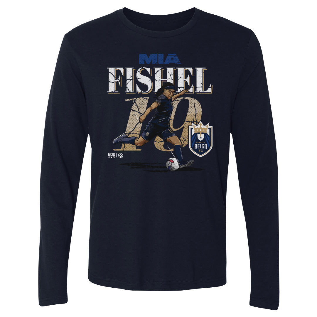 Mia Fishel Seattle Reign Cracked Number WHT