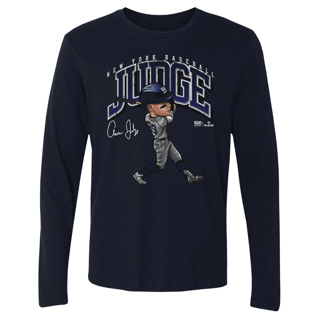 Aaron Judge New York Y Cartoon WHT