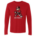 Detroit Hockey 8-bit WHT