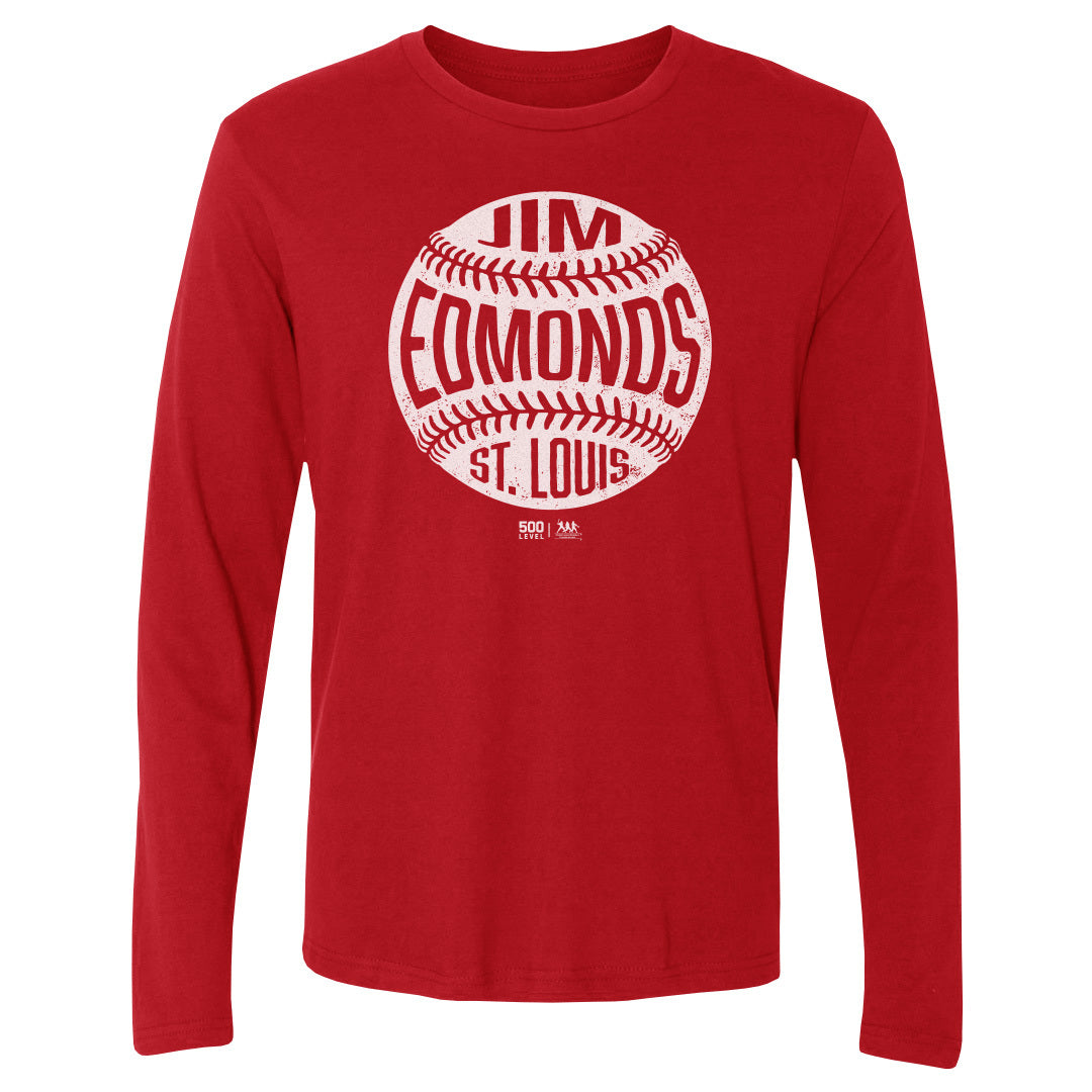 Jim Edmonds St. Louis Vintage Baseball WHT
