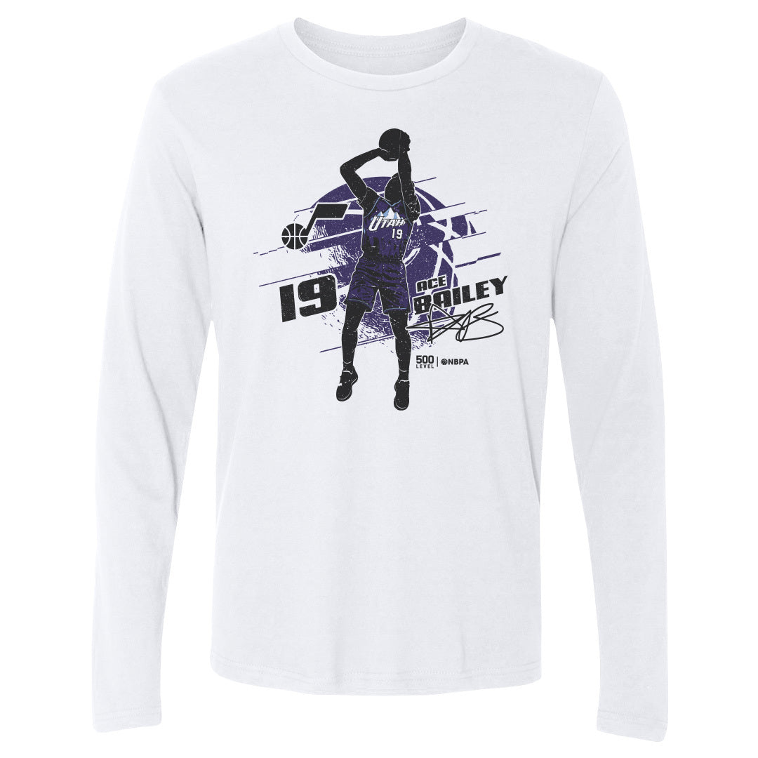Ace Bailey Utah Jazz Silhouette