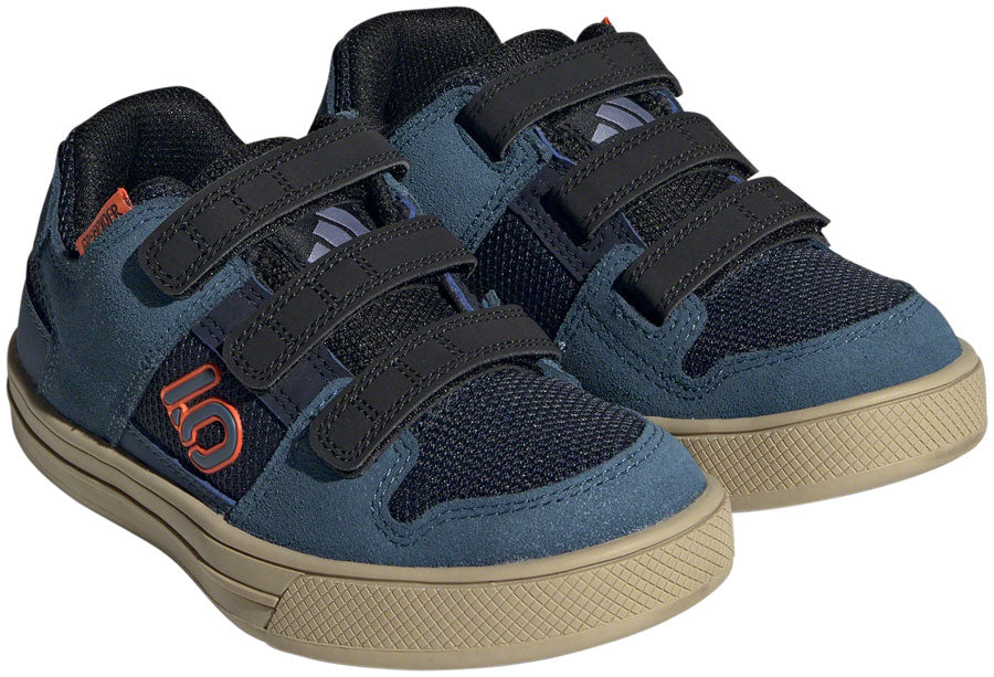 Five Ten Freerider Kid's VCS Flat Shoes - Youth Legend Ink/Wonder Steel/Impact Orange 2.5K