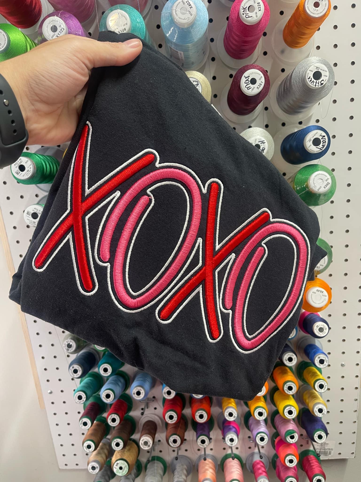 XOXO 3D Puff Embroidered Shirt
