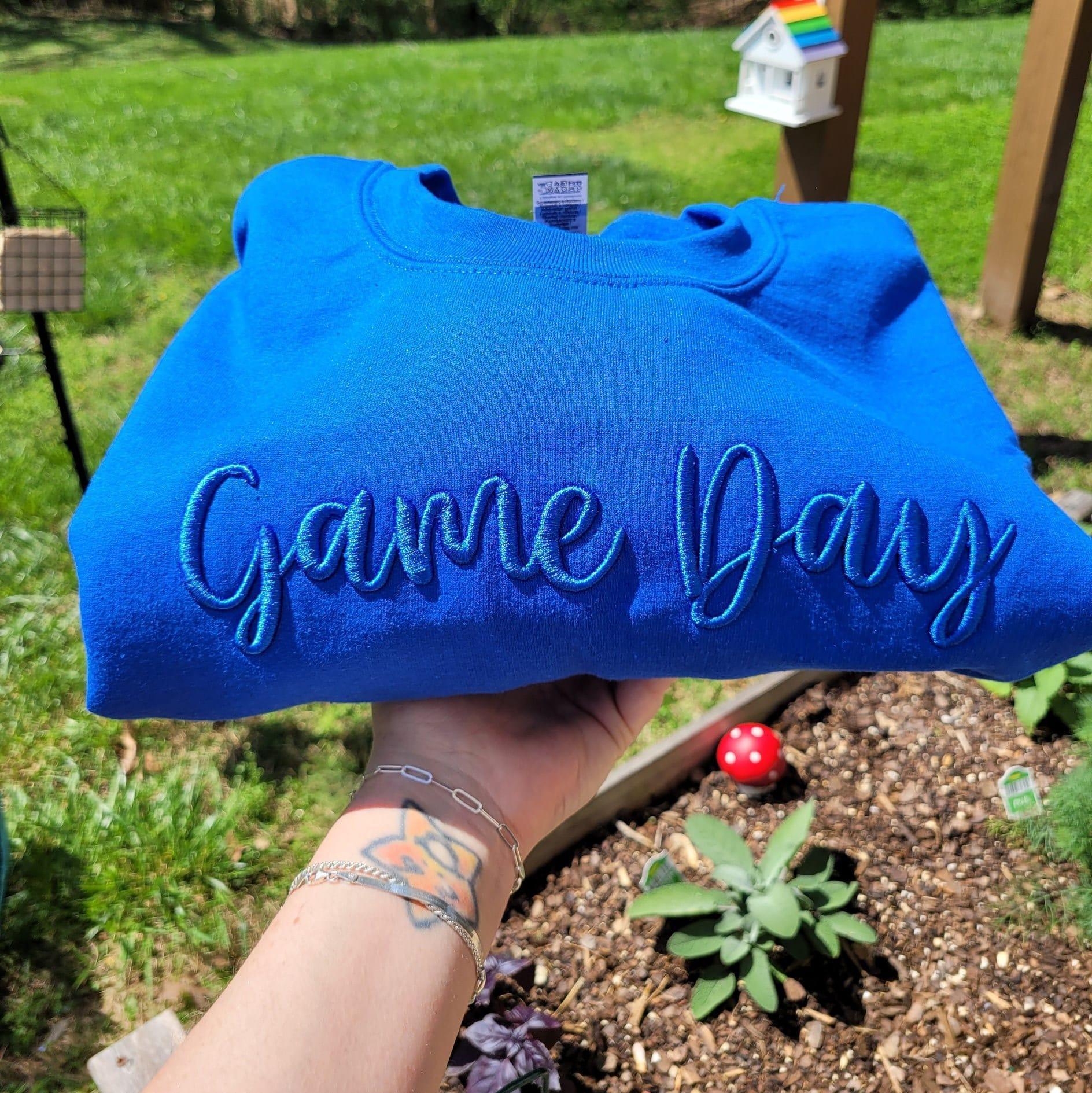 Game Day 3D Puff Embroidered Shirt