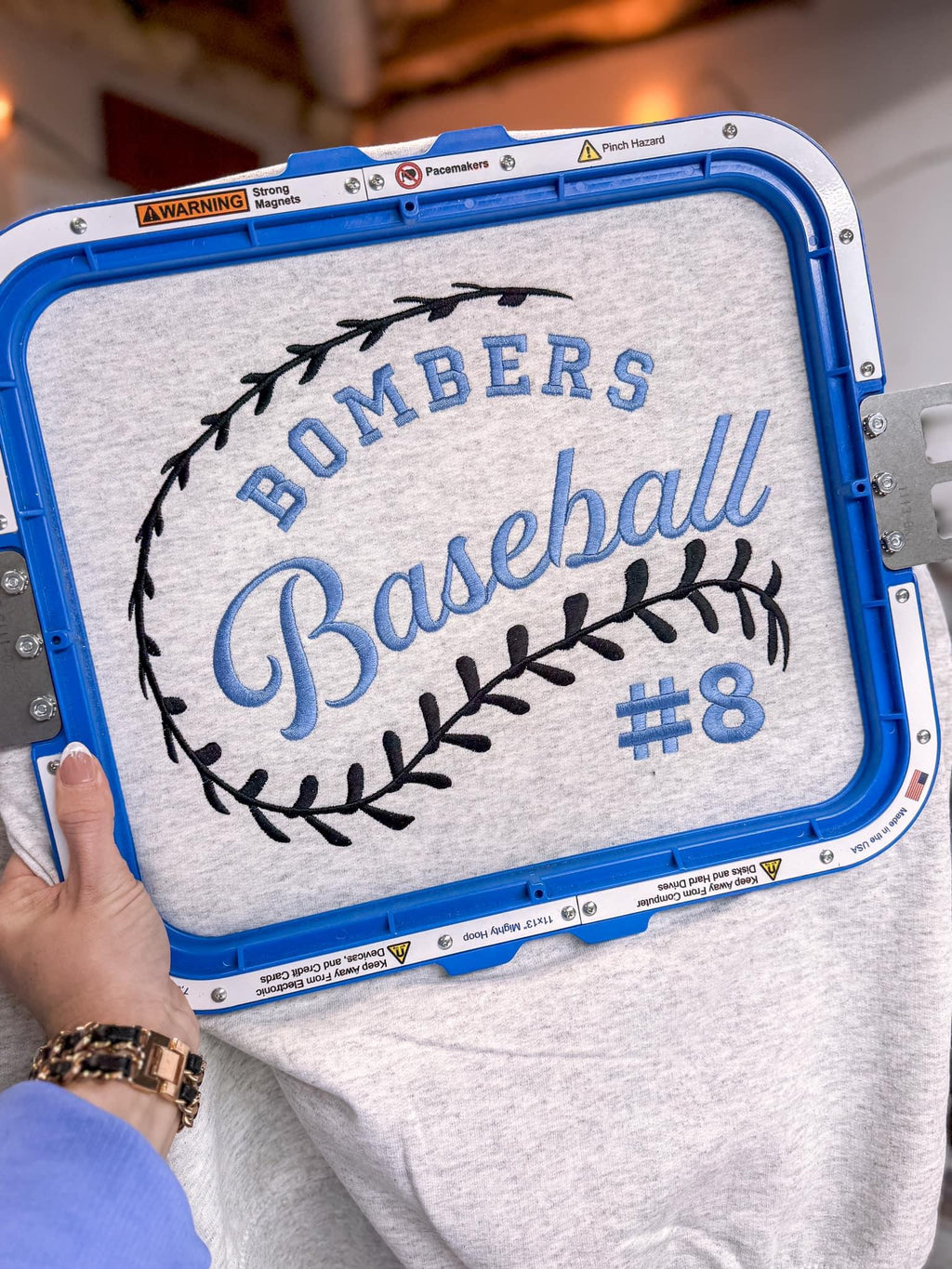 Custom Embroidered Softball/Baseball Shirt | Fully Personalized