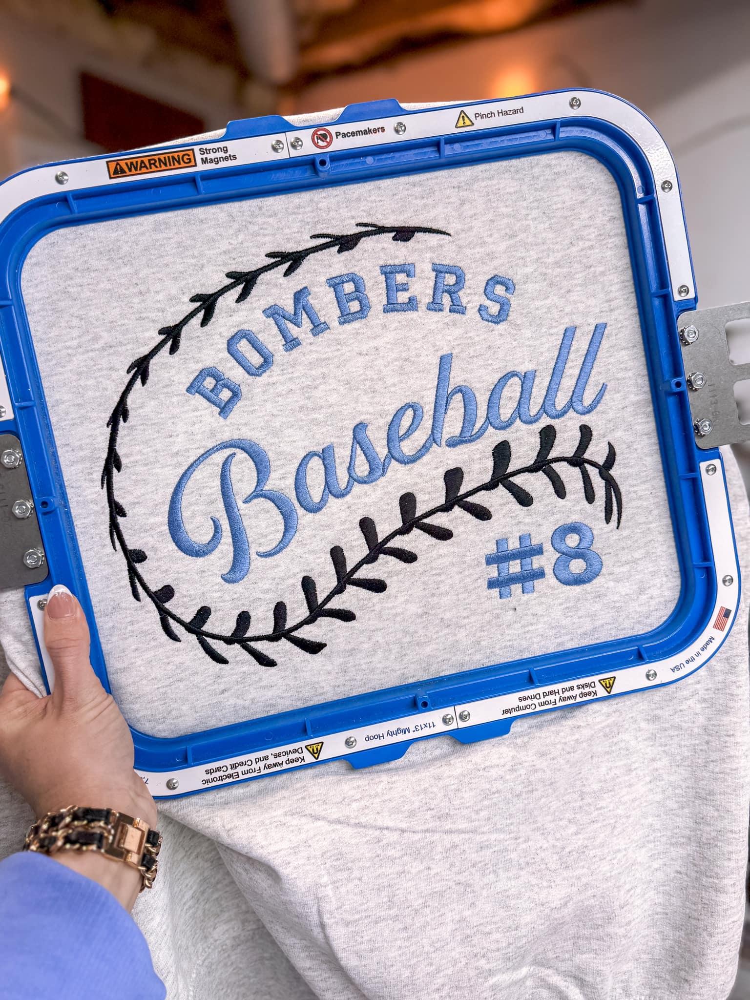Custom Embroidered Softball/Baseball Shirt | Fully Personalized