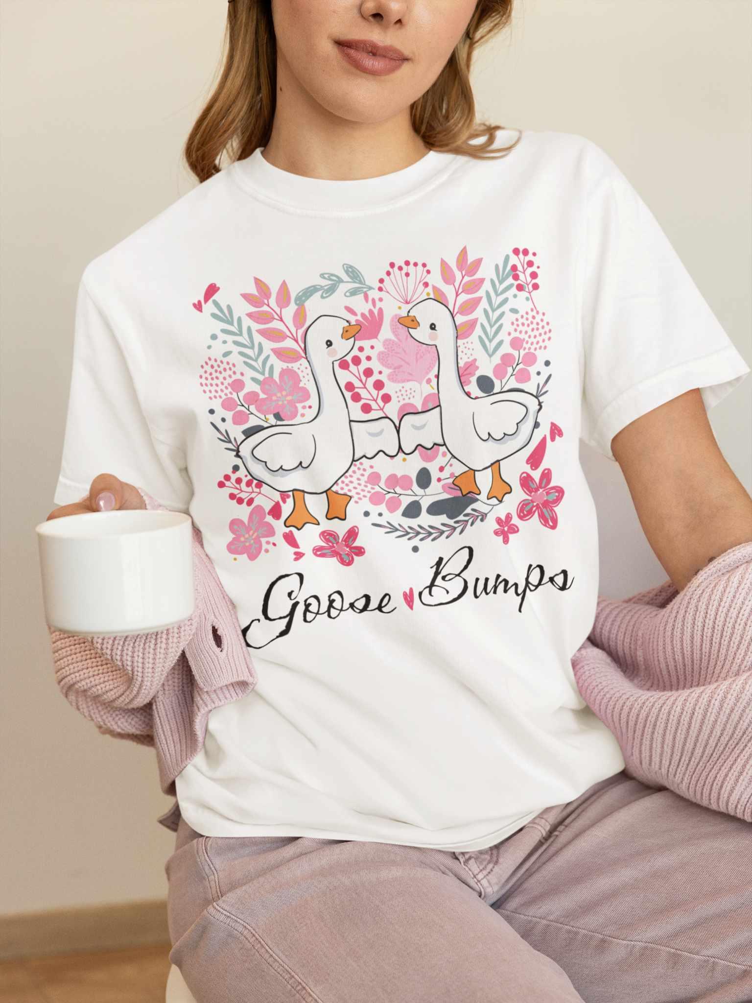 Goose Bumps Preppy Graphic Tee