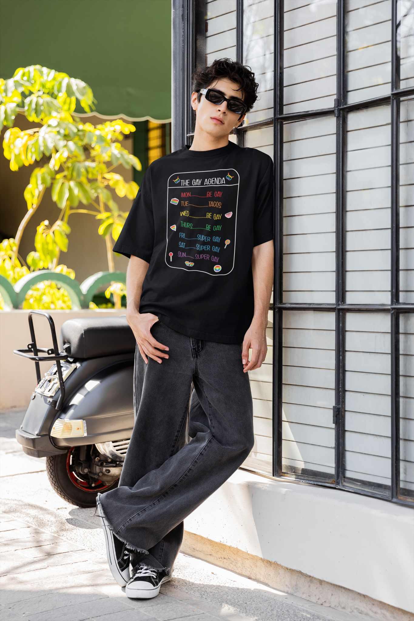 Gay Agenda Graphic Tee