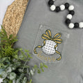 Custom Sport Bow Embroidered Comfort Color Pocket Tee