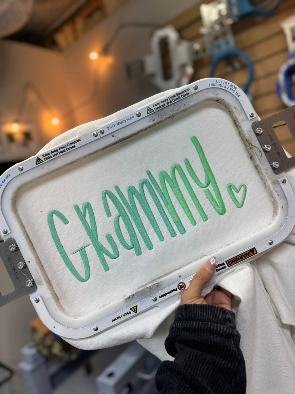 Handwritten Heirloom Embroidered Sweatshirt
