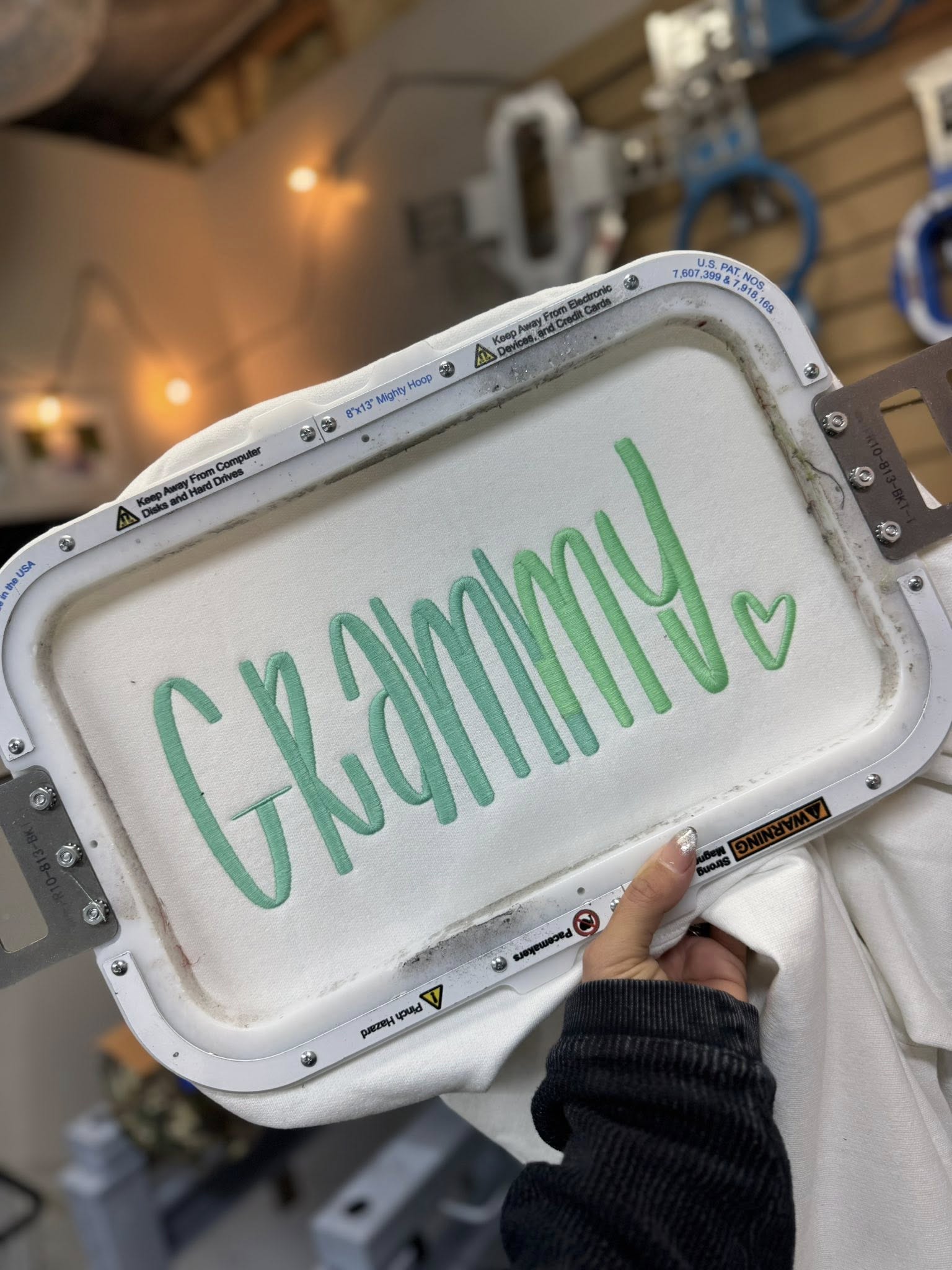 Handwritten Heirloom Embroidered Sweatshirt