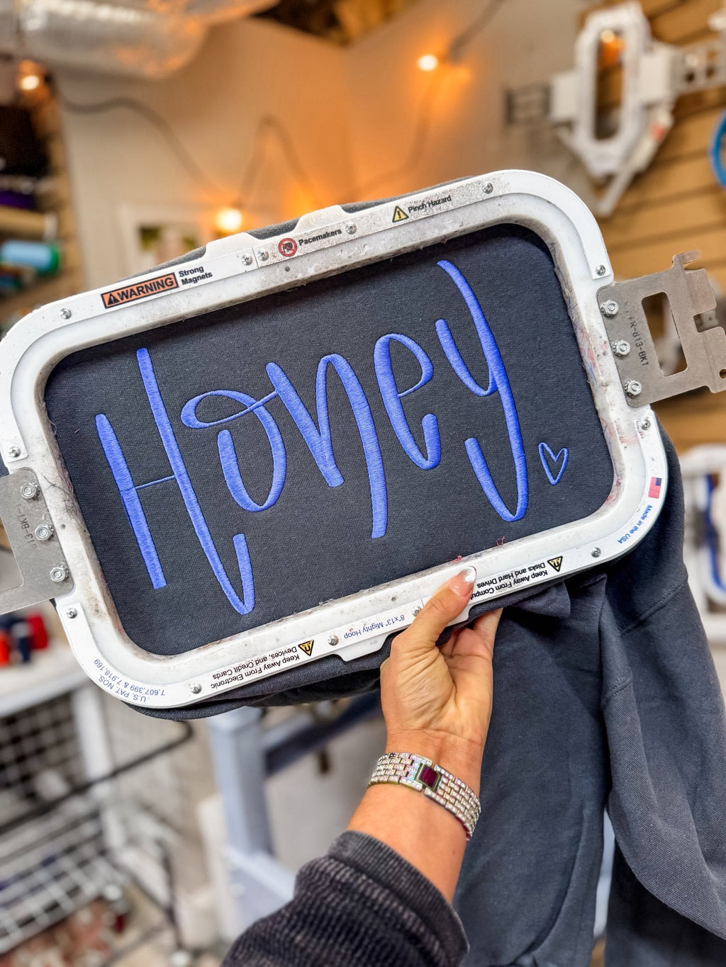 Handwritten Heirloom Embroidered Sweatshirt