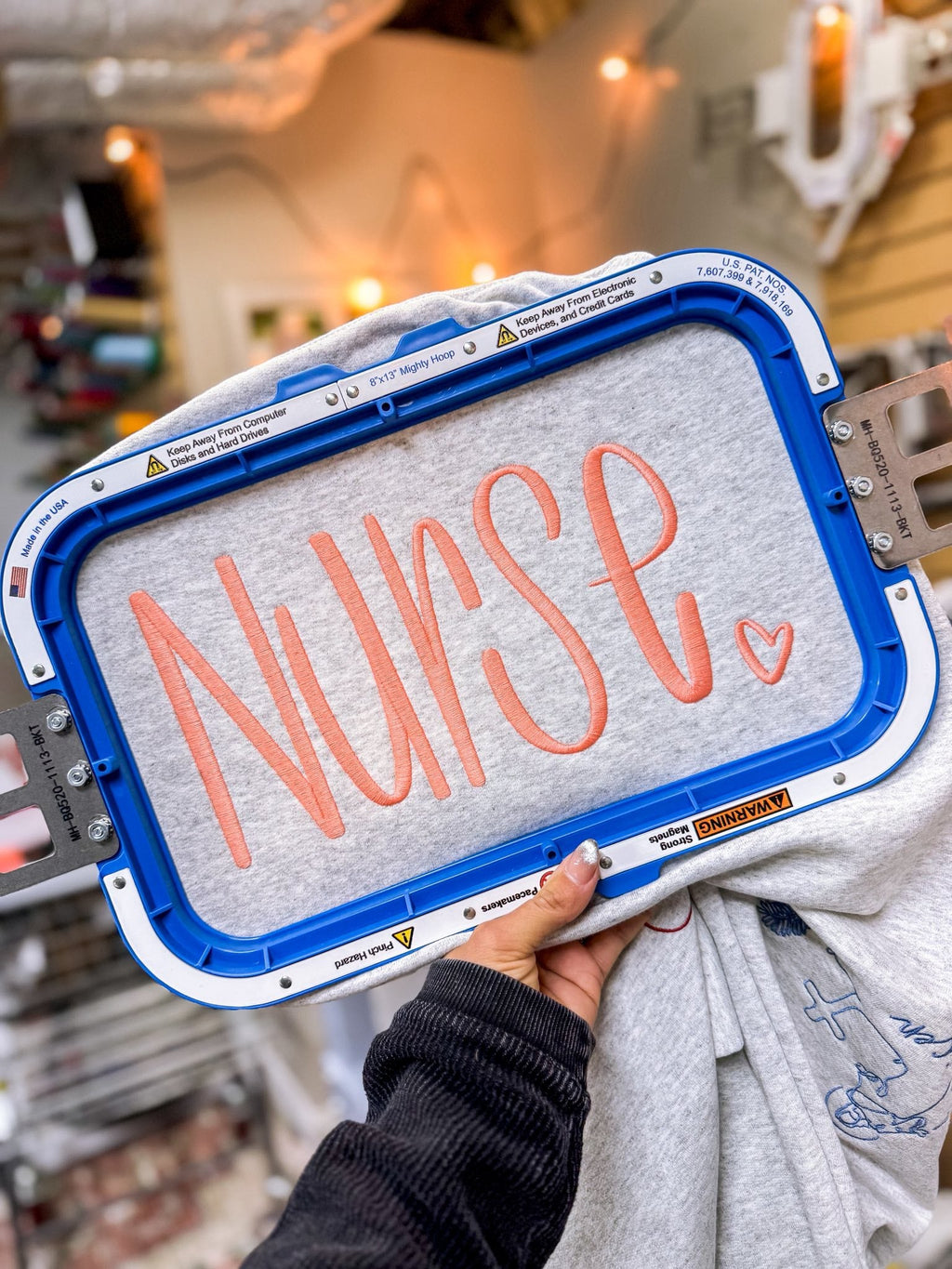 Handwritten Heirloom Embroidered Sweatshirt