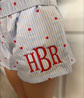 Monogram Embroidered Shorts