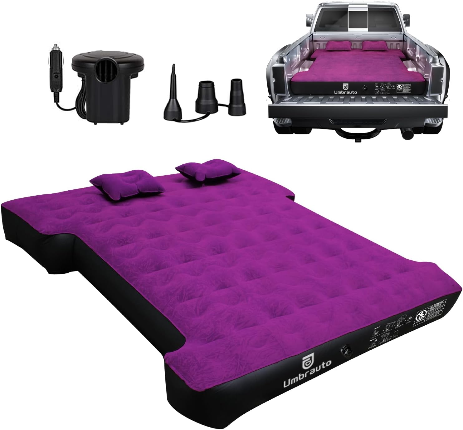 Umbrauto  6-6.5FT Full Size Truck Air Mattress 1.0,Multiple Colors