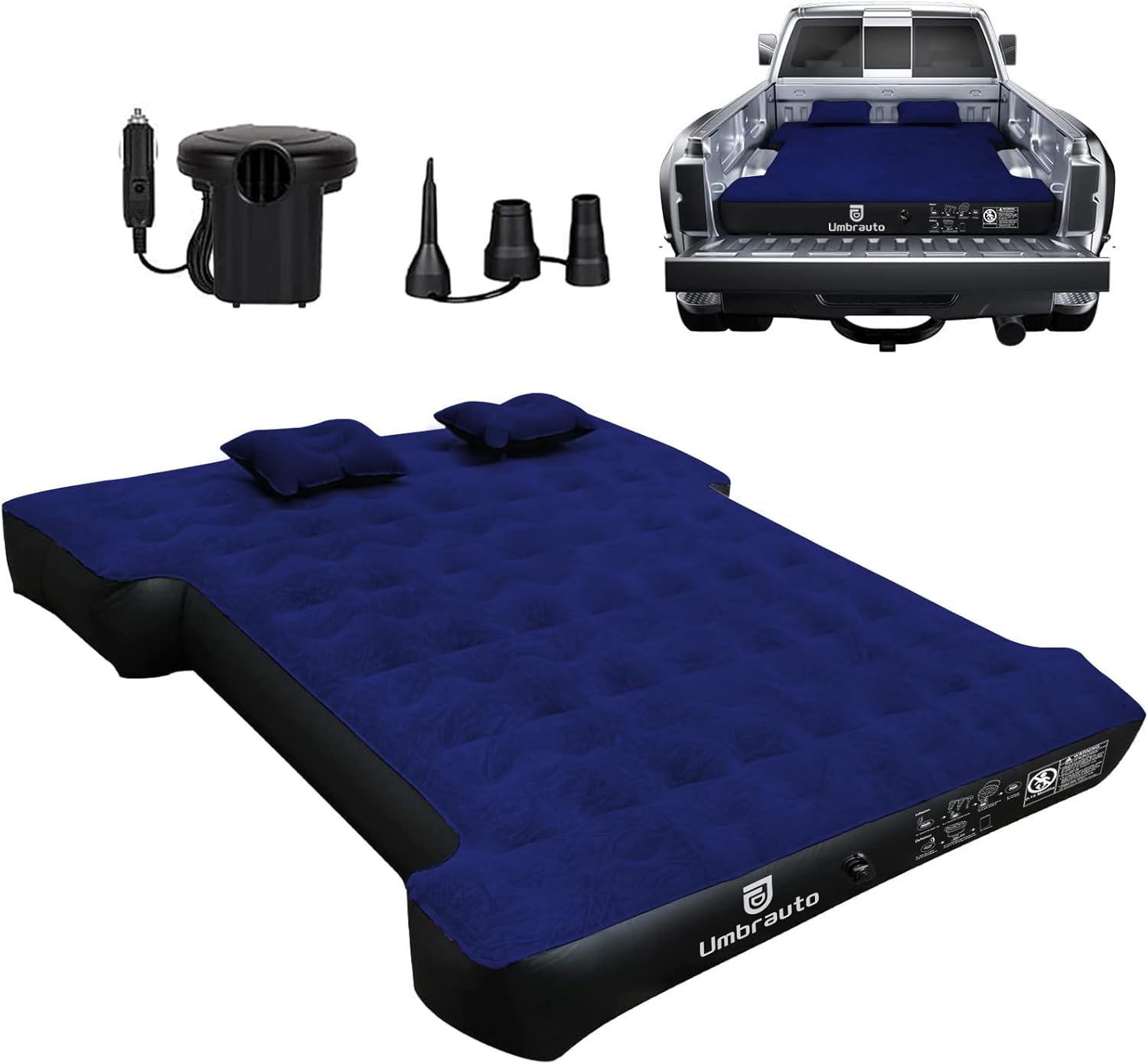 Umbrauto 6-6.5FT Mid Size Truck Bed Air Mattress 1.0,Multiple Colors