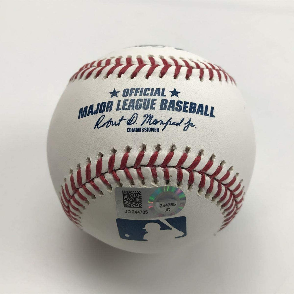 Autographed/Signed Juan Soto Rawlings Official Major League Baseball ROML Fanatics & MLB COA