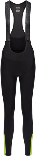 Gorewear Swiftride Thermo Bib Tights + - Black/Neon Yellow Women's Large
