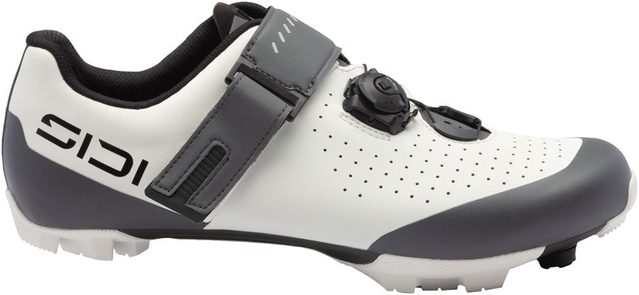 SIDI Physis Mountain Clipless Shoes - Men's Ice White/Anthracite 45.5