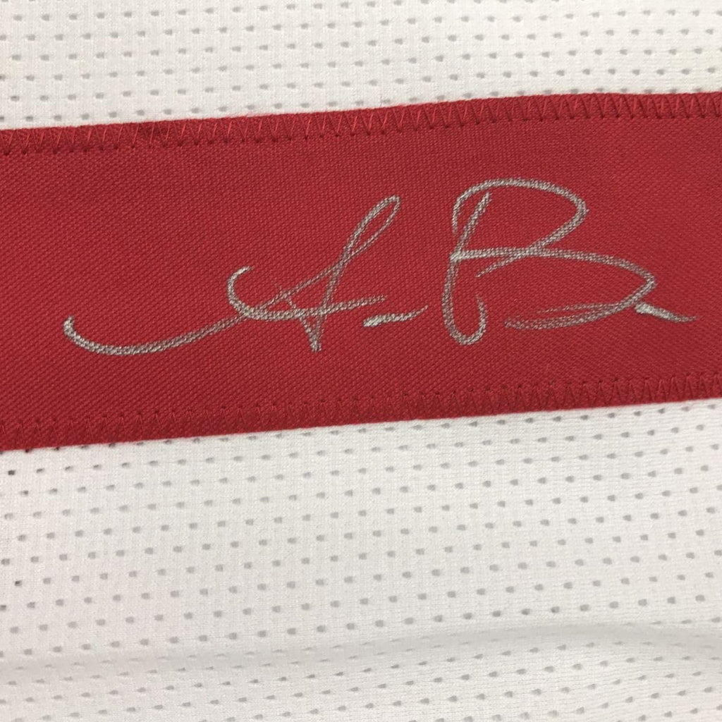Autographed/Signed AJ A.J. Brown Ole Miss White College Football Jersey JSA COA