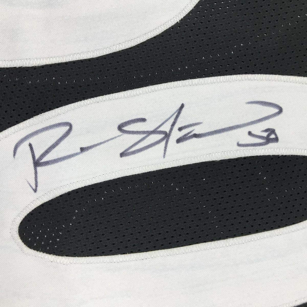 Autographed/Signed Ryan Shazier Pittsburgh Black Football Jersey JSA COA