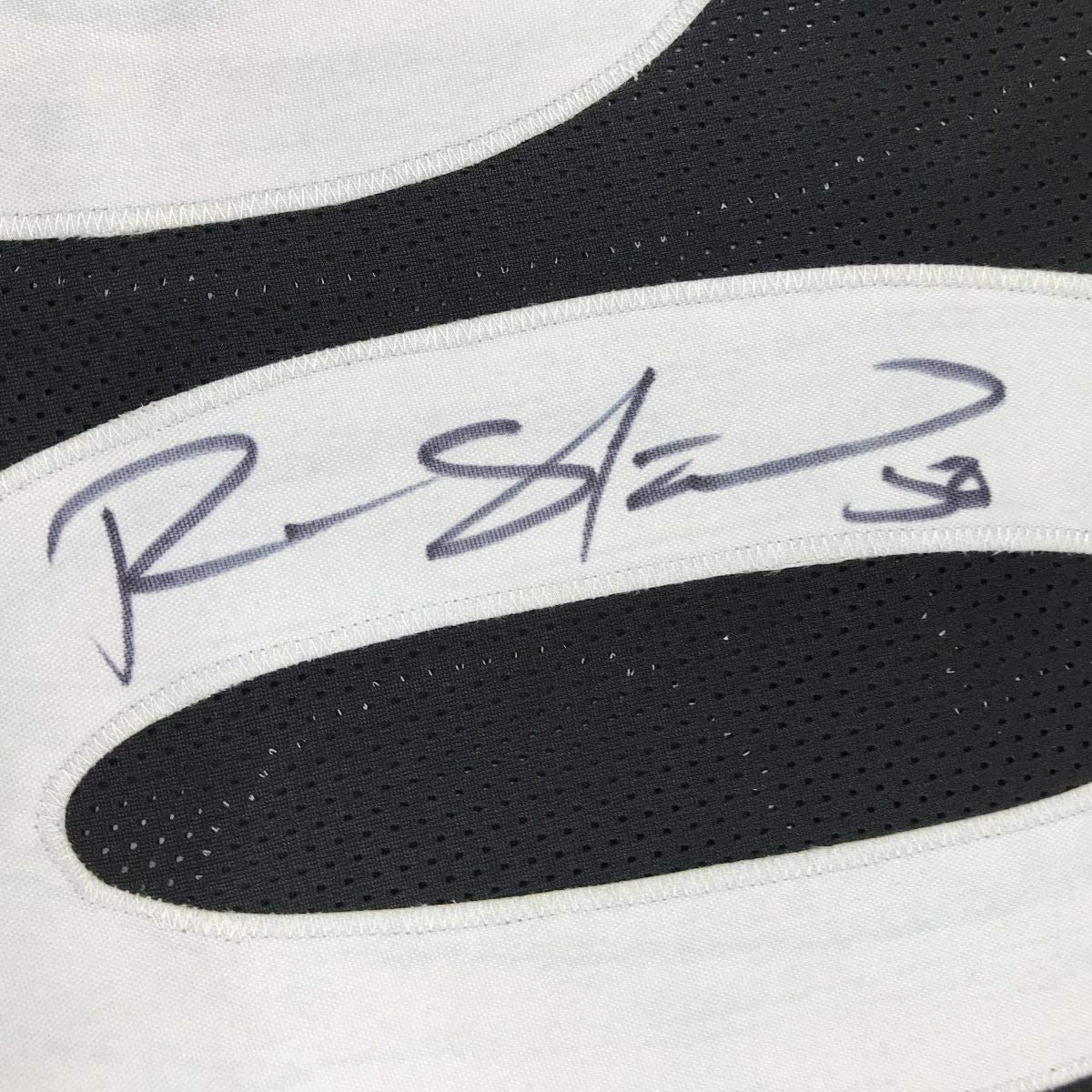 Autographed/Signed Ryan Shazier Pittsburgh Black Football Jersey JSA COA
